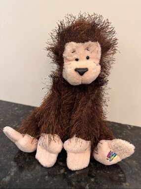 Ganz Webkinz HM008 Monkey 9" Plush Toy No Code Stuffed Animal Hairy Soft Brown